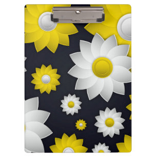 Elegante, schicke Blütenkirche Sonnenblume Blossom Klemmbrett