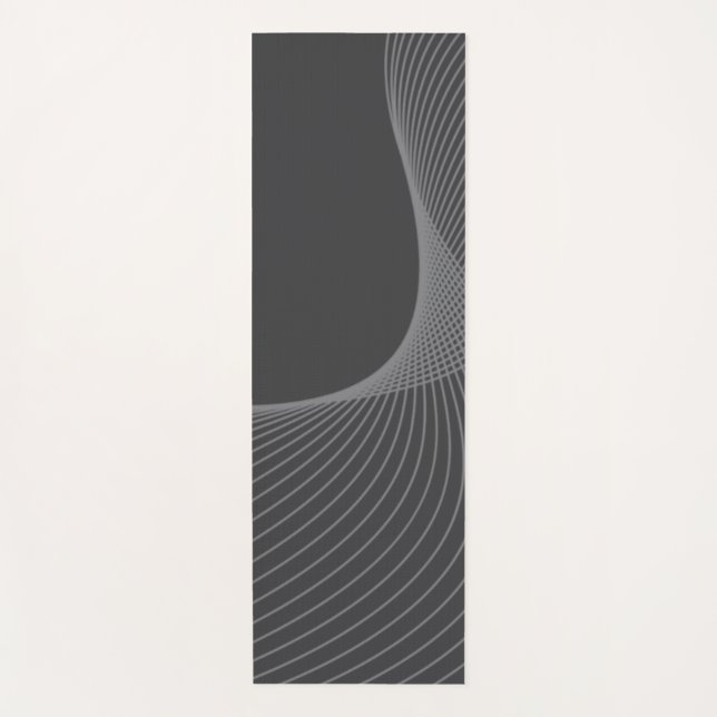 Elegante, schicke, einfache, moderne Grafikmusterk Yogamatte (Vorderseite)