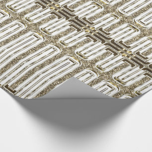 Elegante schicke Imitate Goldene Fohlen Geschenkpapier