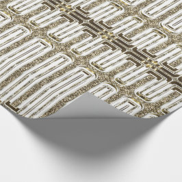 Elegante schicke Imitats Goldene Fohlen Geschenkpapier