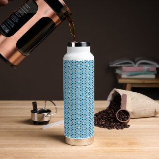 Elegante Schicke Katzenmuster Trinkflasche