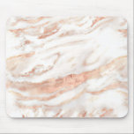 Elegante schicke Kupfer-Rose Gold-Marmor Mousepad<br><div class="desc">Elegante schicke Kupfer Rose Gold Marmor Maus Pad. Einfache Anpassung durch Hinzufügen von Namen oder Initialen.</div>