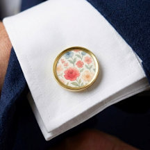 Elegante, schicke Manschettenknöpfe mit pastellfar