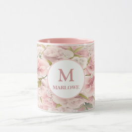 Elegante schicke romantische Rose Tasse