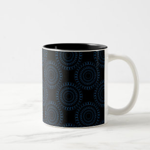 Elegante schicke Tasse, Royal Blue Zweifarbige Tasse