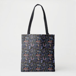 Elegante Schmetterlinge Pilze & Botanisches Muster Tasche