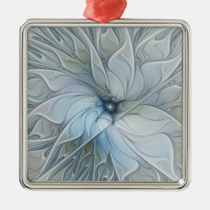 Elegante Schönheit Moderne Abstrakte Fraktal Kunst Ornament Aus Metall