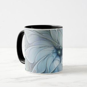 Elegante Schönheit Moderne Abstrakte Fraktal-Kunst Tasse