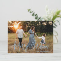 Elegante Schrift Foto Modernes Weihnachten