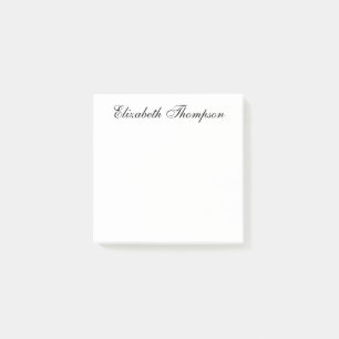 Elegante Schrift Post-it Klebezettel