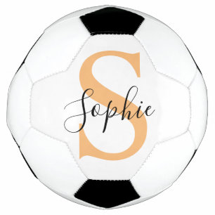 Elegante Schriftzug individuell personalisiertes G Fußball