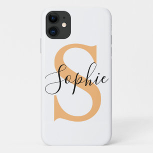 Elegante Schriftzug Personalisiertes Geschenk mit Case-Mate iPhone Hülle