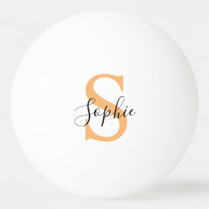 Elegante Schriftzug Personalisiertes Geschenk mit  Tischtennisball
