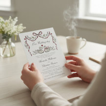 Elegante Schwanengarlande Rotband Hochzeit