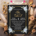 Elegante Schwarz-Gold-Hochzeitsmagnet-Favoriten Magnetkarte<br><div class="desc">Elegante Schwarz und Gold Hochzeitsmagnet-Favoriten - Zeitlose Feste für Ihren besonderen Tag. Diese personalisierten Magnete zeichnen sich durch ein ausgeklügeltes Schwarz-Gold-Design aus und eignen sich hervorragend für einen Aufenthalt in der Stadt. Ideal für moderne,  luxuriöse Hochzeiten.</div>