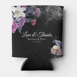 Elegante Schwarz Lila Gothic Bläserskulptur Hochze Dosenkühler