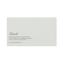 Elegante Schwarz & Weiß Grüne Hochzeiten Details