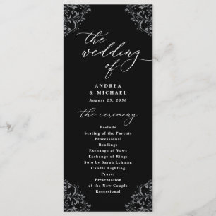 Elegante Schwarz-Weiß Hochzeit im Vintage-Klassike Programm