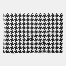 Elegante Schwarz-Weiß-Muster Küchentücher