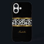 Elegante Schwarz-weiße Goldkühe title_seo2<br><div class="desc">Elegante,  klassische Schwarz-weiße Kuh. Name Initials Glitzer hinzufügen (Achtung,  das Bild wird dunkler auf Fall erscheinen) Fabulous Produkt für Frauen,  Mädchen,  Zizzago erstellt dieses Design BITTE BEACHTEN Sie alle flachen Bilder! Sie haben KEINEN echten Glitzer,  Diamanten Juwelen oder echte Bögen!!</div>