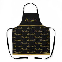 Elegante schwarze goldene Schokoladen-Mitarbeiteru