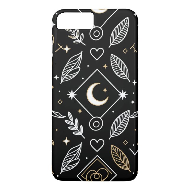 Elegante schwarze Handyhüllen Case-Mate iPhone Hülle (Rückseite)