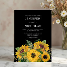 Elegante Schwarze Hochzeit
