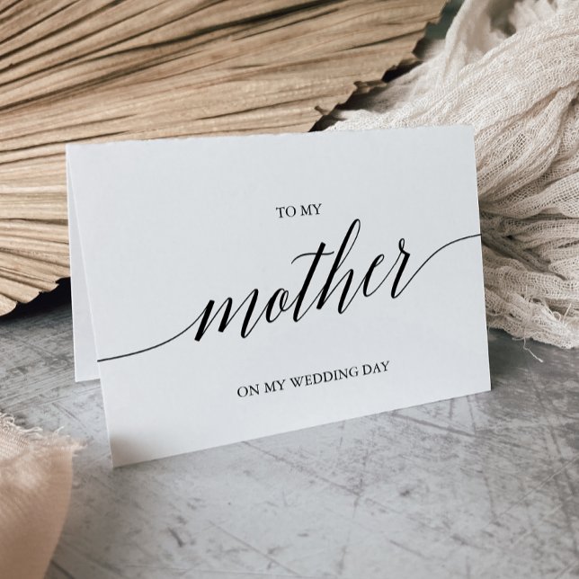 Elegante schwarze Kalligraphie für meine Mutter Ho Karte (Von Creator hochgeladen)