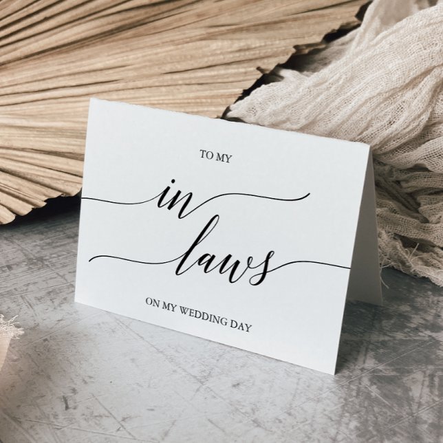 Elegante schwarze Kalligraphie in meinen Gesetzen Karte (Von Creator hochgeladen)