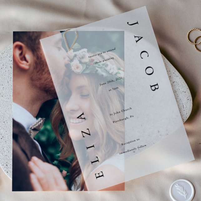 Elegante Schwarze Typografie Hochzeit (Von Creator hochgeladen)