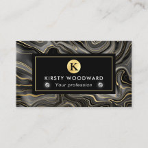 Elegante schwarze und goldene Geode Strata Texture