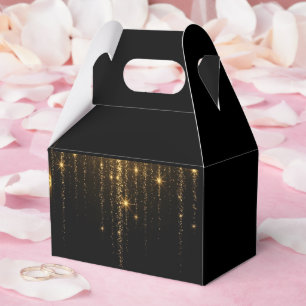 Elegante schwarze und goldene Geschenkboxen für Ho Geschenkschachtel