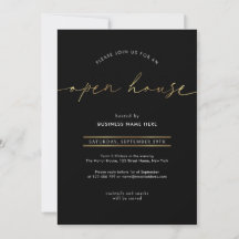 Elegante schwarze und goldene Schrift Geschäftserö