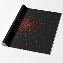 Elegante schwarze und orange Luxus-Halloween-Webku