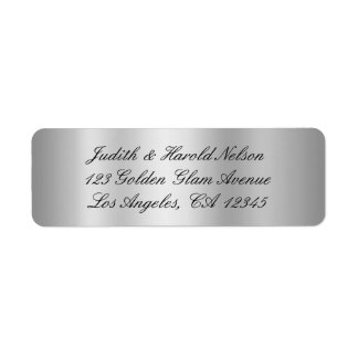 Elegante schwarze und silbergraue Schimmerfolie