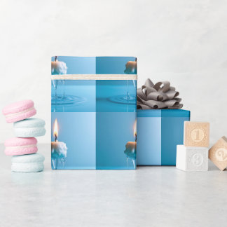 Elegante schwebende Kerze Geschenkpapier
