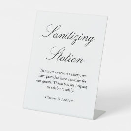 Elegante Script-Bereinigung Sockelschild