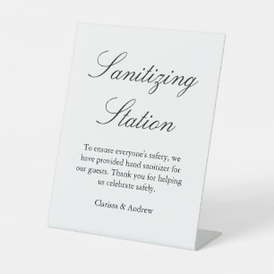 Elegante Script-Bereinigung Sockelschild