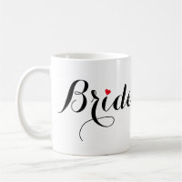 Elegante Script Bride Brautparty Wedding Party