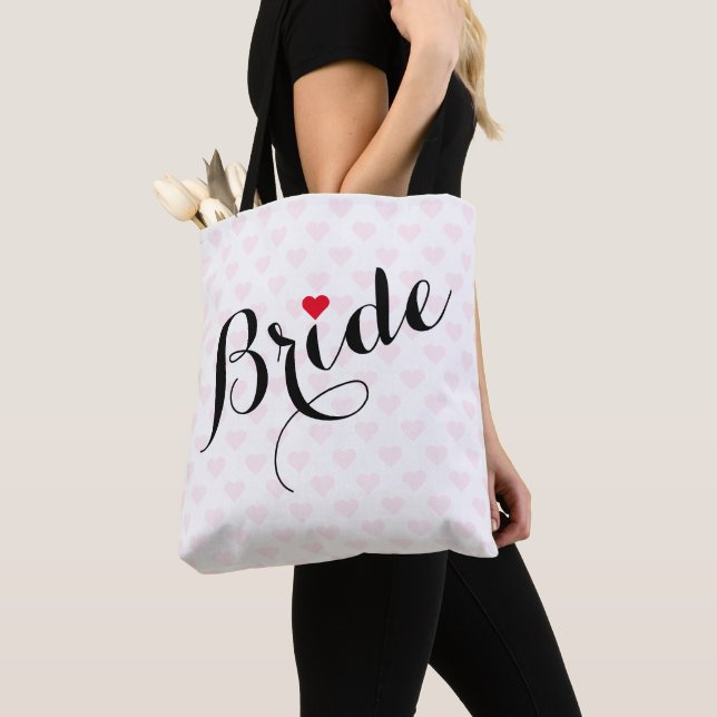 Elegante Script Bride Brautparty Wedding Party Tasche (Von Nahem)