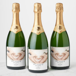 Elegante Script Foto Wedding Party Personalisiert