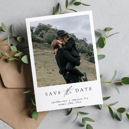 Elegante Script Save the Date Card
