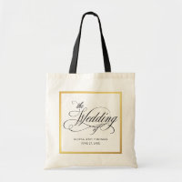 Elegante Script-Schnörkel Personalisiert Hochzeit