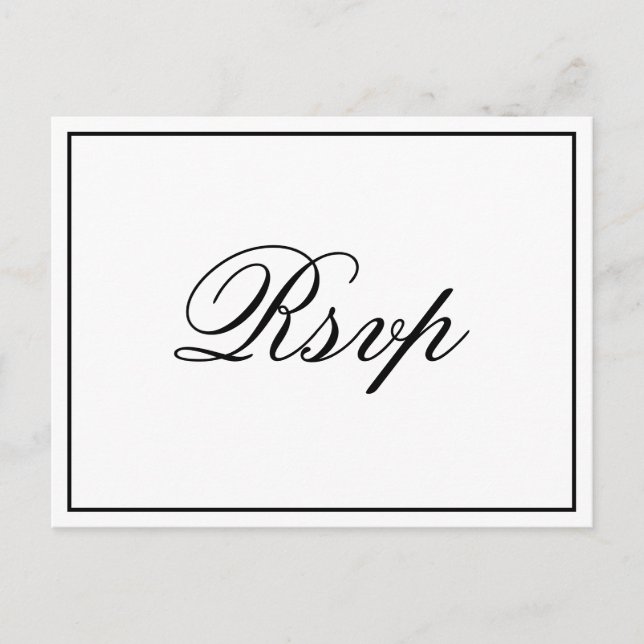Elegante Script-UAWG Postcard Postkarte (Vorderseite)