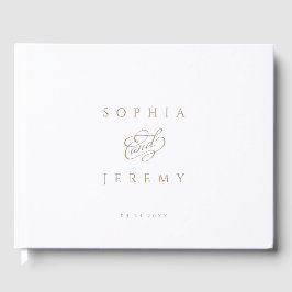 Elegante Script Wedding Gästebuch