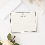 Elegante Script Wedding Monogram Stationery Cards Einladung<br><div class="desc">Unsere einfachen und raffinierten mit Monogramm Karten sind eine wunderschöne Wahl für Hochzeitskunst oder eine Alternative zu den klassischen bedruckten Dankkarten. Die Flachkarten zeichnen sich durch ein doppeltes Design aus. Das erste Monogramm Ihres Single in elegantem Schriftzeichen und die nachfolgenden Namen in klassischer Blocktypografie. Schlichte weiße Umschläge sind im Lieferumfang...</div>