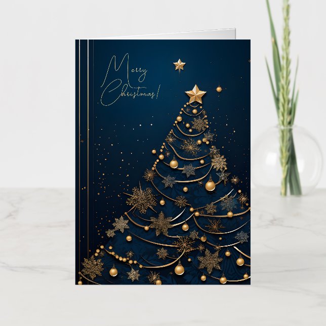 Élégante série de cartes de Noël (Recto)