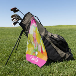 Élégante serviette de golf pour femmes colorée