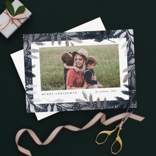 Elegante Silberzweige 3 Foto Weihnachten (Von Creator hochgeladen)