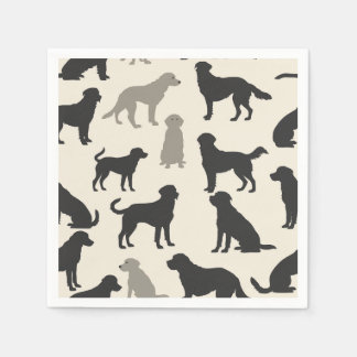 Elegante Silhouette Napkins - Kaninchic Serviette